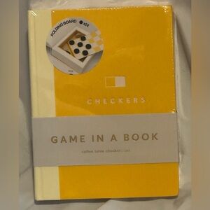Checkers Game in a Book